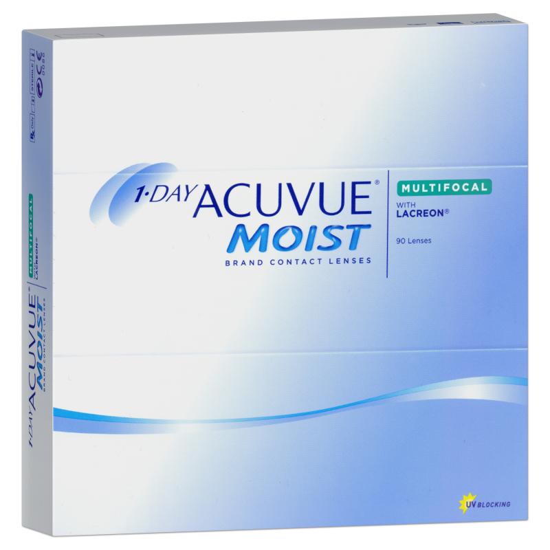 1-Day Acuvue Moist Multifocal | 90er-Pack | Addition HIGH(MAX ADD+2,50)