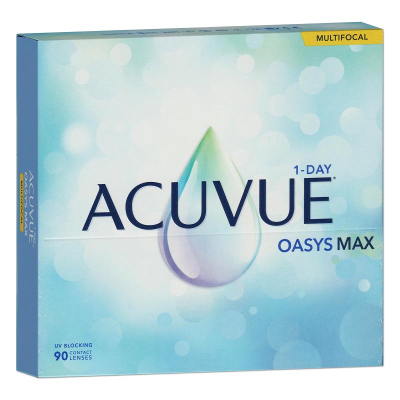 Acuvue Oasys MAX 1-Day Multifocal | 90er-Pack | Addition MED(MAX ADD+1,75)